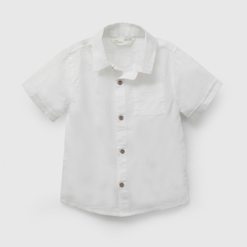 COLLOKY - Camisa Bebé niño Blanco  58133 Colloky