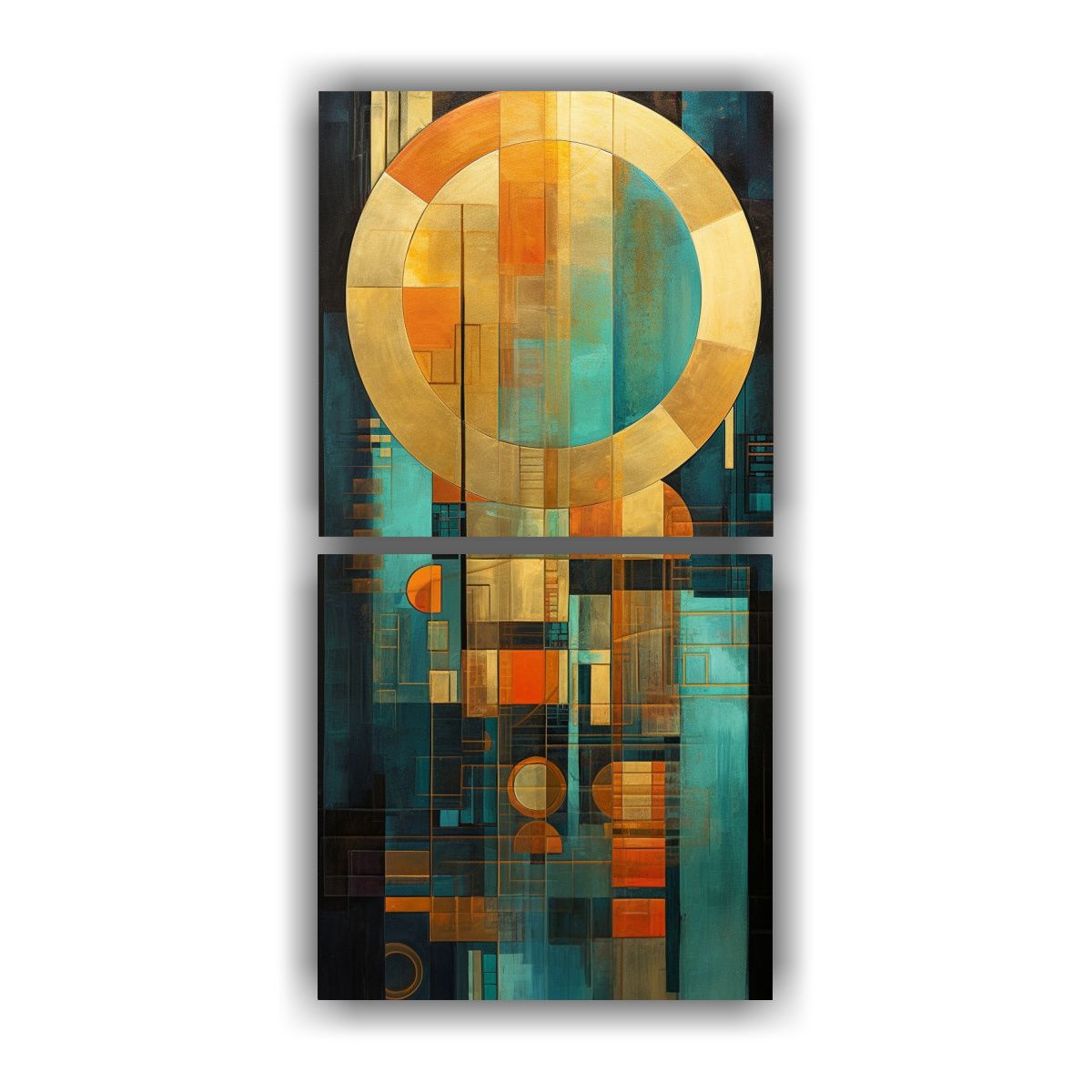 GENERICO - Cuadros Decorativos Abstractos Con Movimiento 30x60 Cm