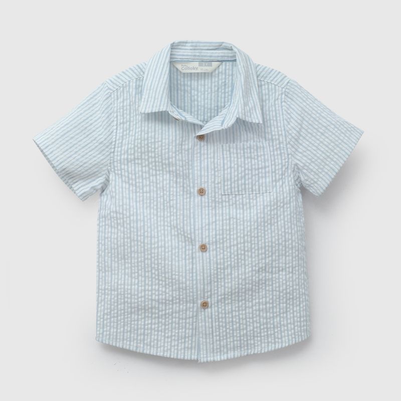 COLLOKY - Camisa Bebé niño Celeste 58136 Colloky
