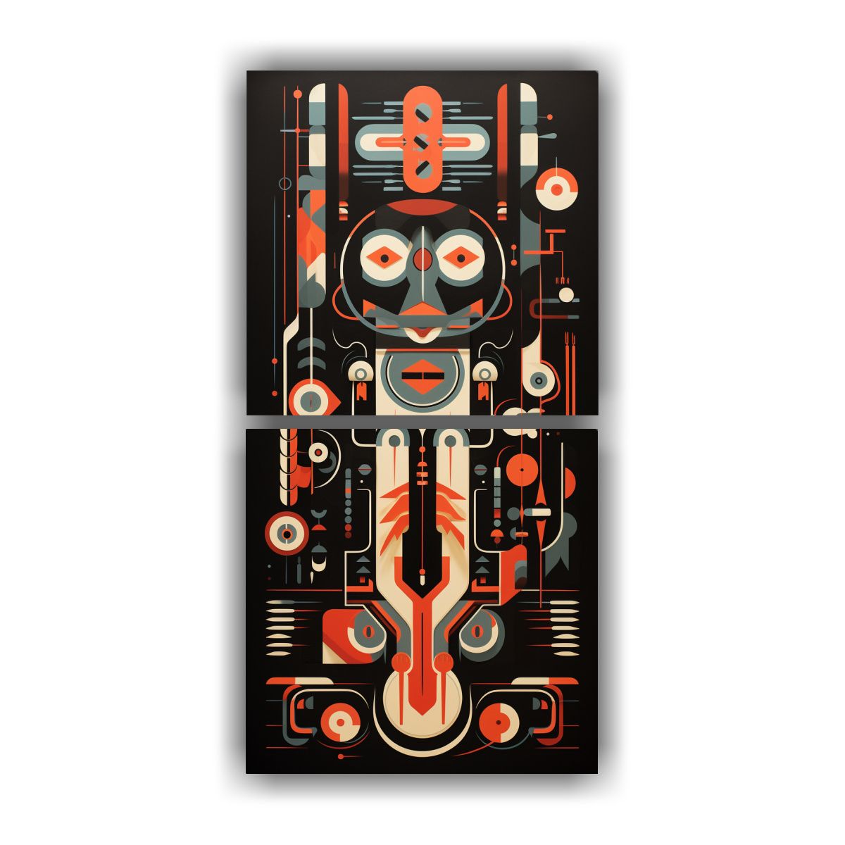 GENERICO - Cuadros Acuarela Que Retratan Las Tradiciones De 30x60 Cm