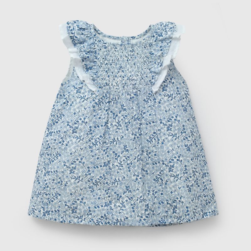 COLLOKY - Vestido Bebé niña Celeste 58260 Colloky
