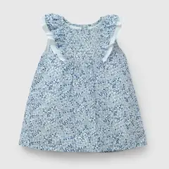 COLLOKY - Vestido Bebé niña Celeste 58260