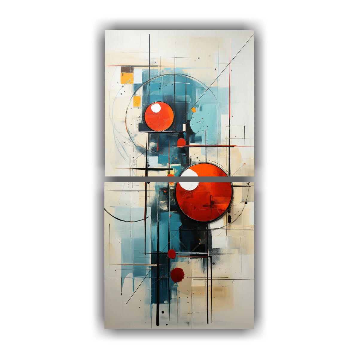 GENERICO - Pinturas Decorativas De Arte Abstracto Estilo 30x60 Cm