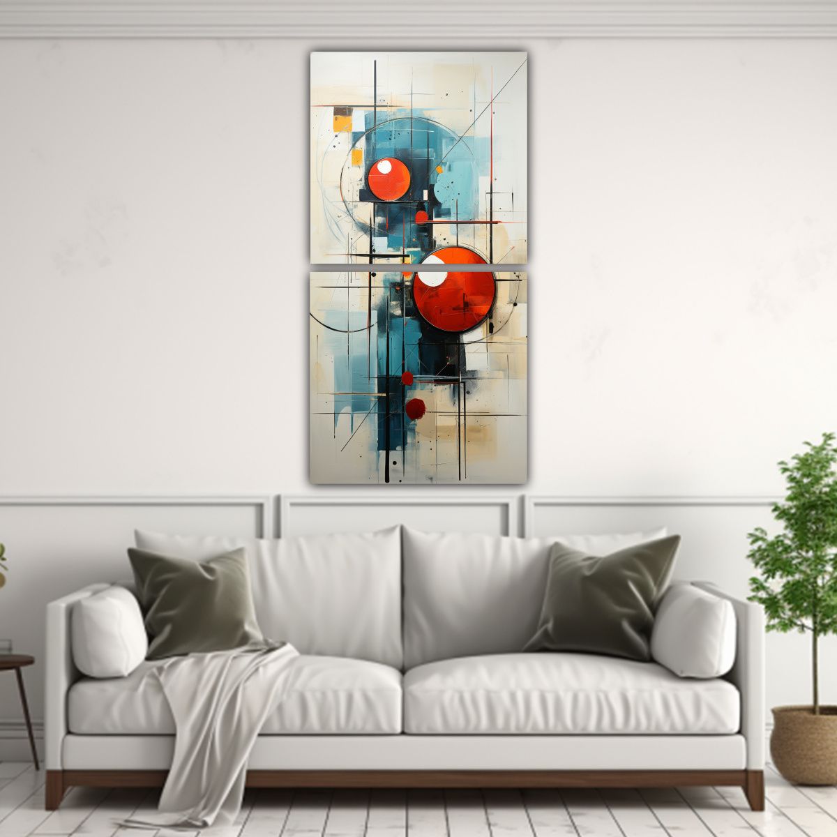 GENERICO - Pinturas Decorativas De Arte Abstracto Estilo 30x60 Cm