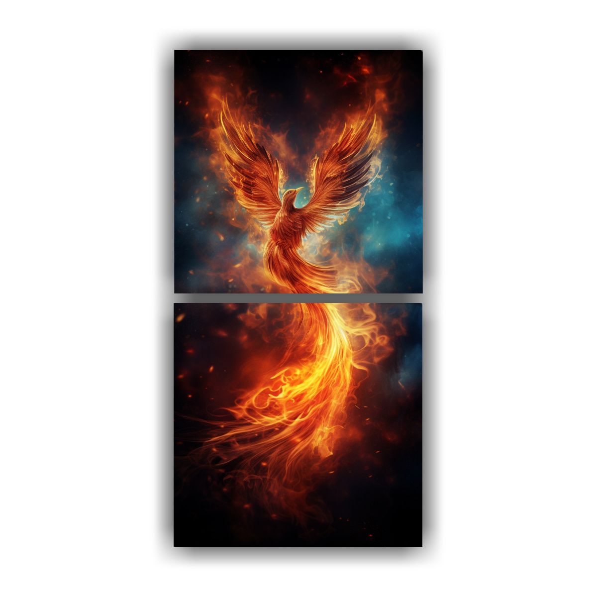 GENERICO - Pinturas Decorativas De Dos Cuadros Creativa El 30x60 Cm