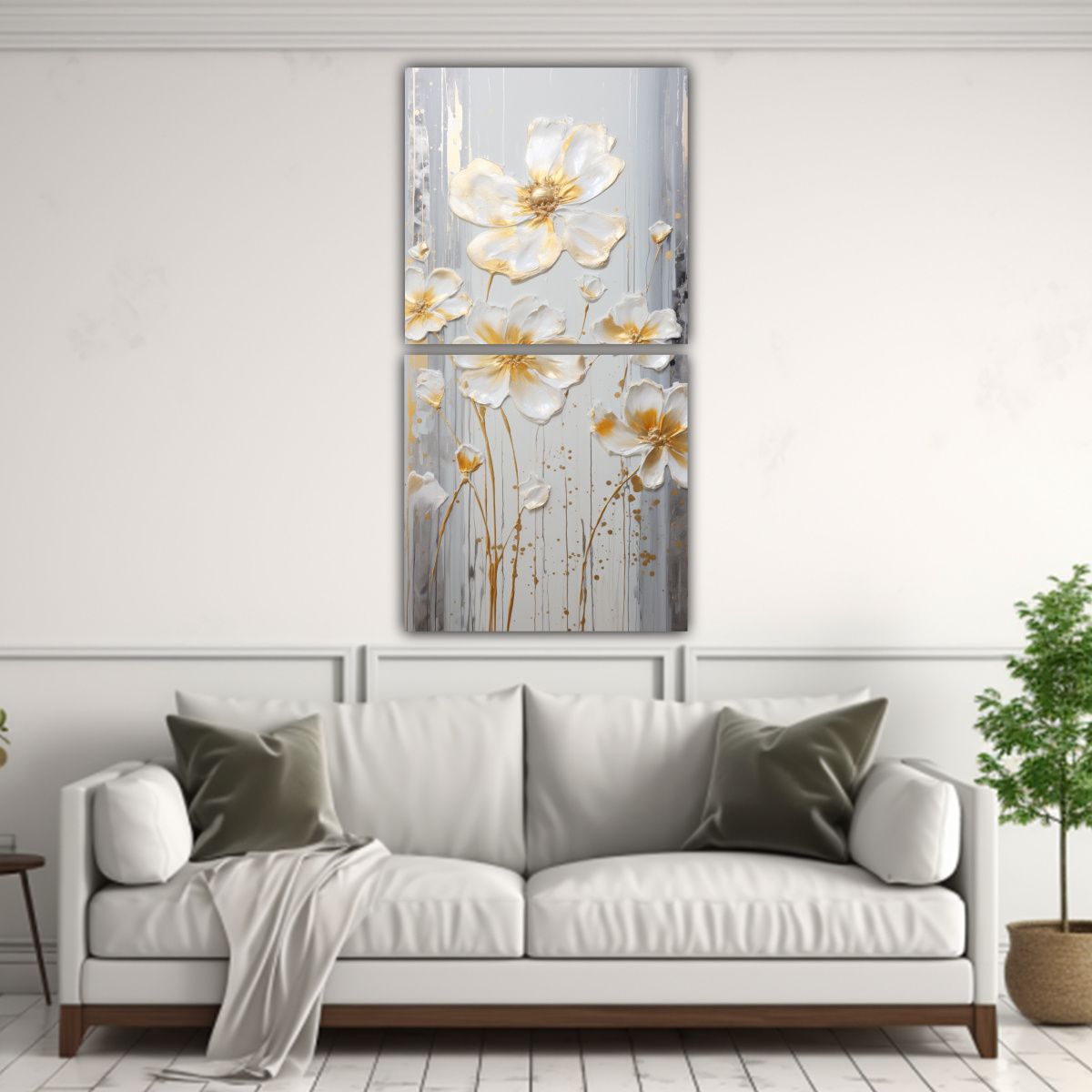 GENERICO - Cuadro Dibujo Colores Vibrantes En Acrílico 60x120 Cm