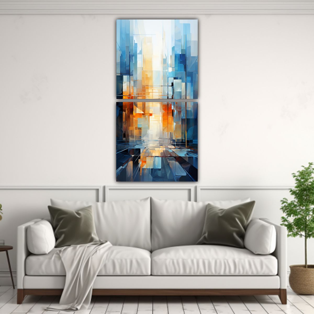 GENERICO - Pinturas De Pared En Contraste De Colores Para 20x40 Cm