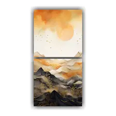 GENERICO - Pinturas Decorativas Vintage De Paisaje De 40x80 Cm