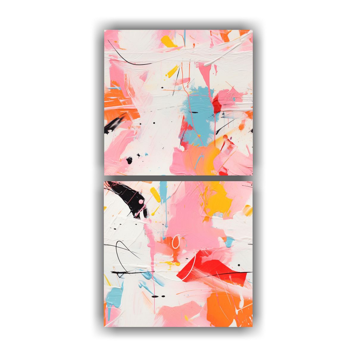 GENERICO - Pintura Abstracta Neominimalista Que Combina 40x80 Cm