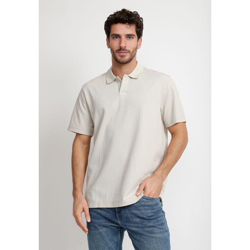 PERRY ELLIS - Polera Hombre Polo Manga Corta Arena
