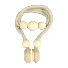 GENERICO - Pack De 02 Sujetadores Magnéticos Para Cortinas Beige