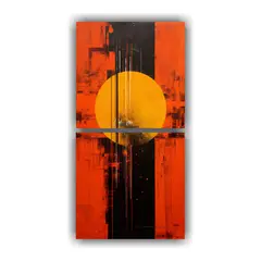 GENERICO - Pintura Abstracta Minimalista Moderna En Lienzo 60x120 Cm