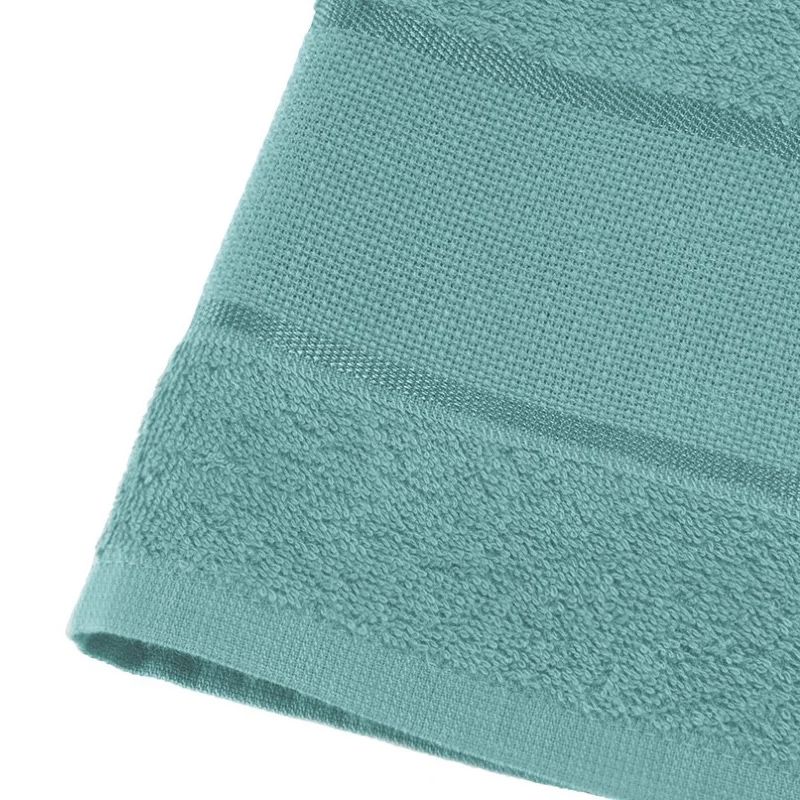 DOHLER - Combo 6 Toallas de Mano Torino II TURQUESA –  para Bordar