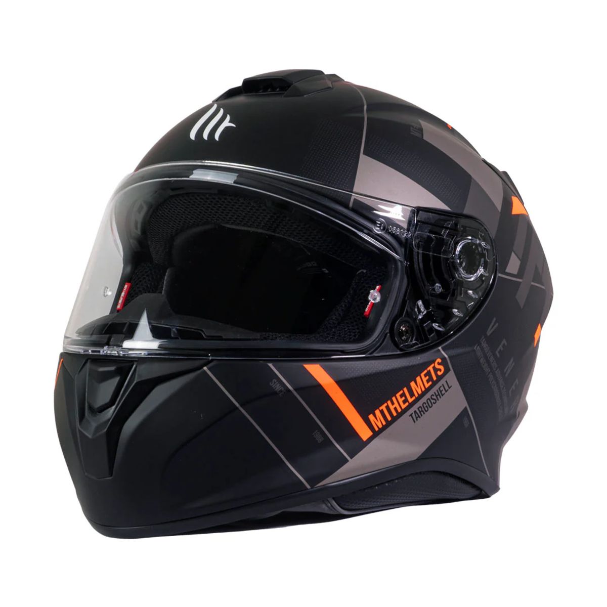 MT - Casco Para Moto MT Targo Veneris Gris Mate