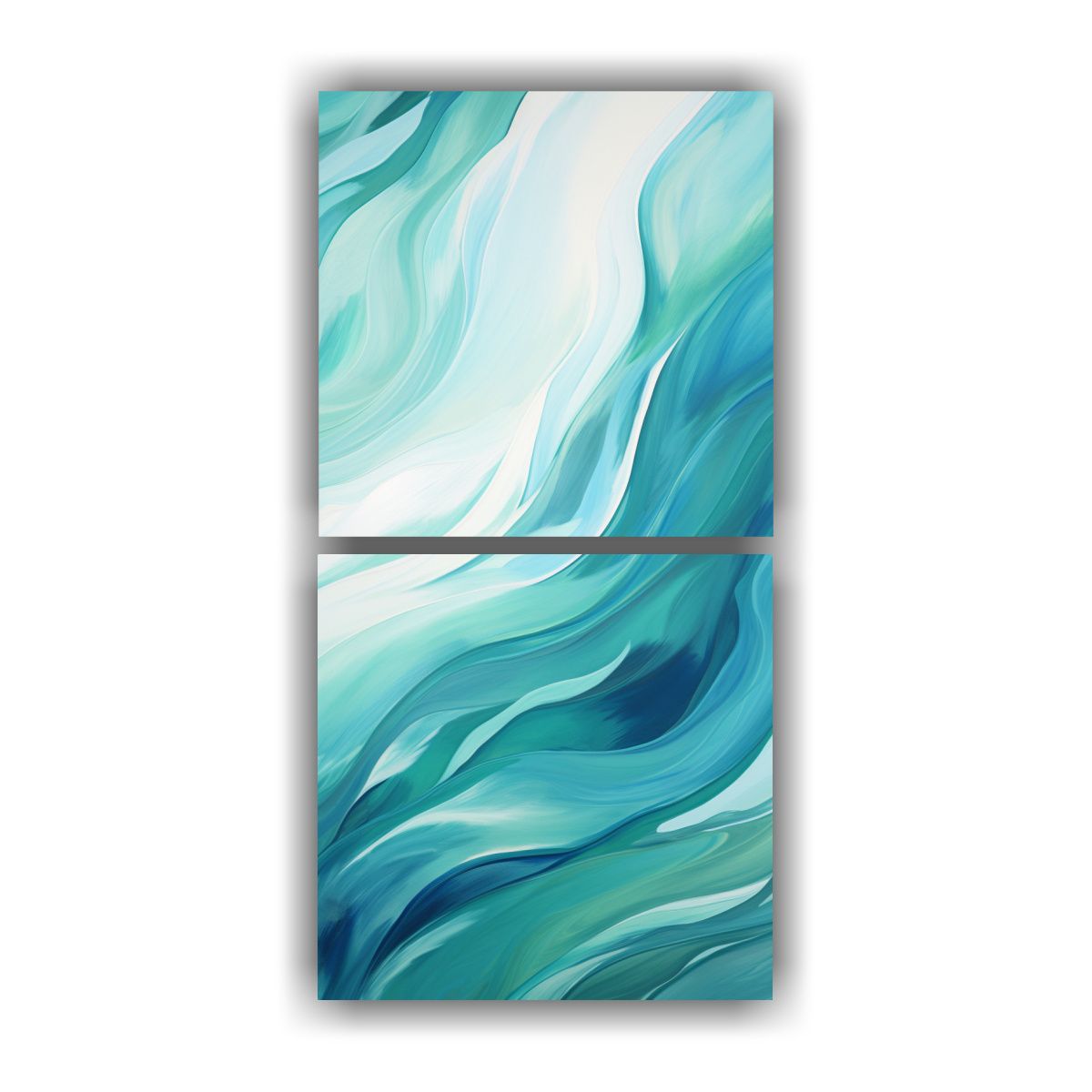 GENERICO - Cuadros De Pared Abstractos Con Patrones 30x60 Cm