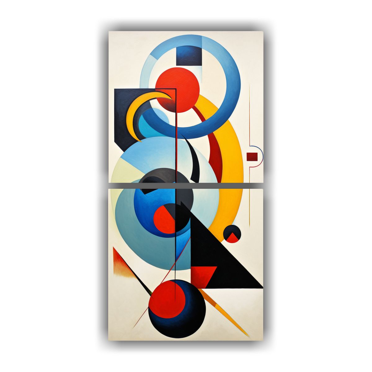 GENERICO - Lienzos Impreso Colorido Con Patrones Abstractos 20x40 Cm