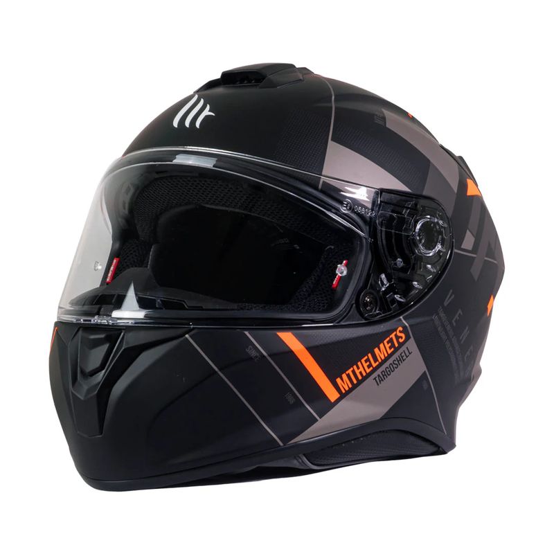 MT - Casco Para Moto MT Targo Veneris Gris Mate