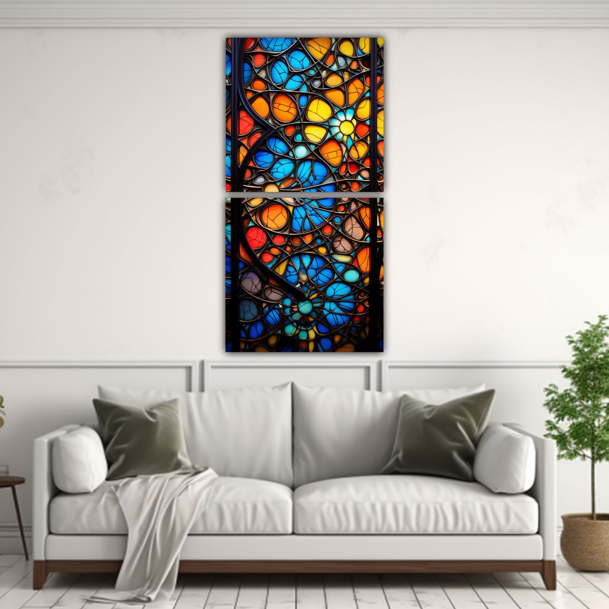 GENERICO - Pinturas Decorativas Que Revelan Patrones 60x120 Cm