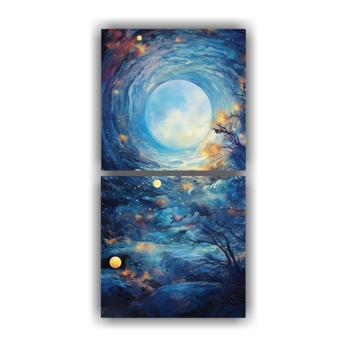 GENERICO - Lienzos Tela Inspirador Perspectiva Abstracta 30x60 Cm