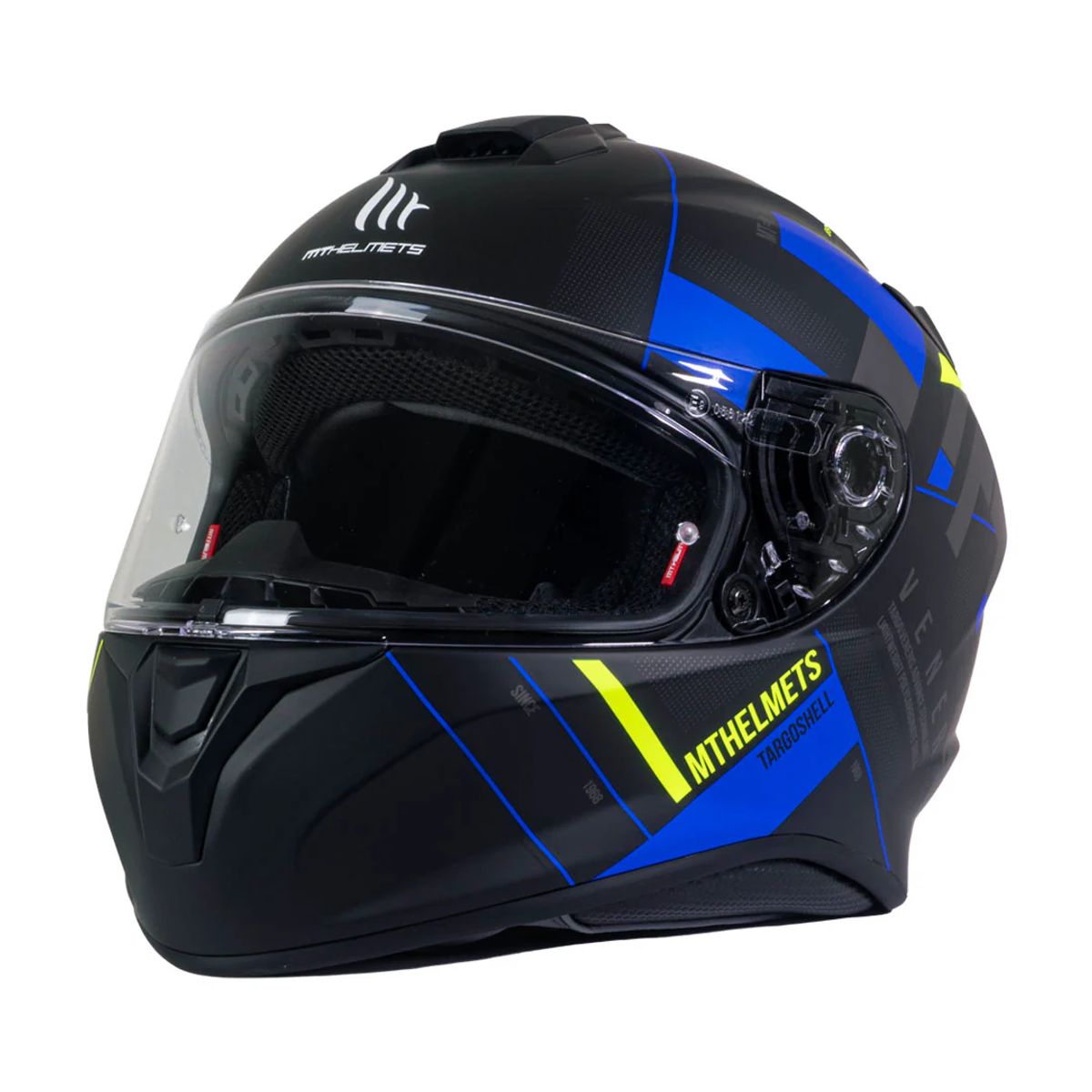 MT - Casco Para Moto MT Targo Veneris Azul Mate