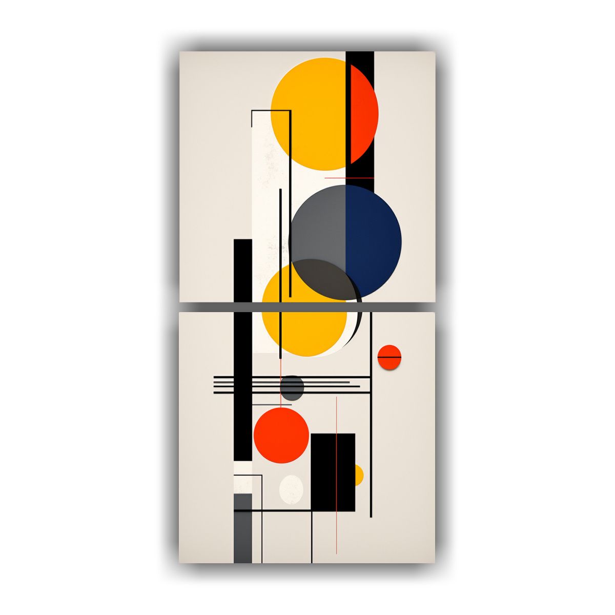 GENERICO - Pinturas Decorativas Abstractas Verticales 50x100 Cm