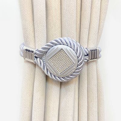 Imagen 2 del producto Pack De 02 Sujetadores Magnéticos Para Cortinas Joyas Gris