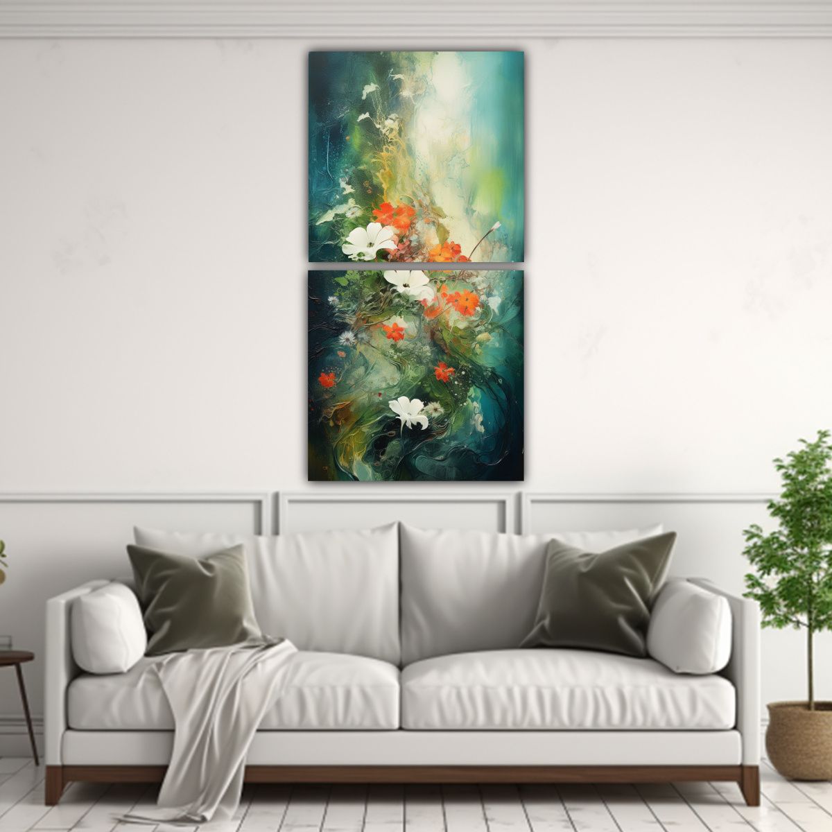 GENERICO - Pinturas Decorativas De Hogar Que Fusionan 50x100 Cm