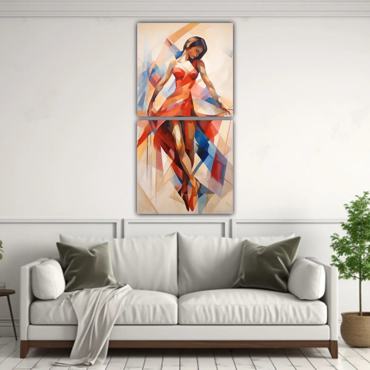 GENERICO - Pinturas Decorativas De Tela Con Tema De Belleza 30x60 Cm
