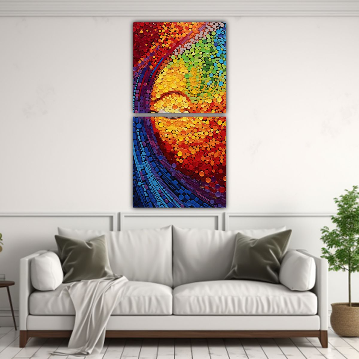 GENERICO - Pinturas Decorativas De Alta Calidad Que Fusionan 40x80 Cm