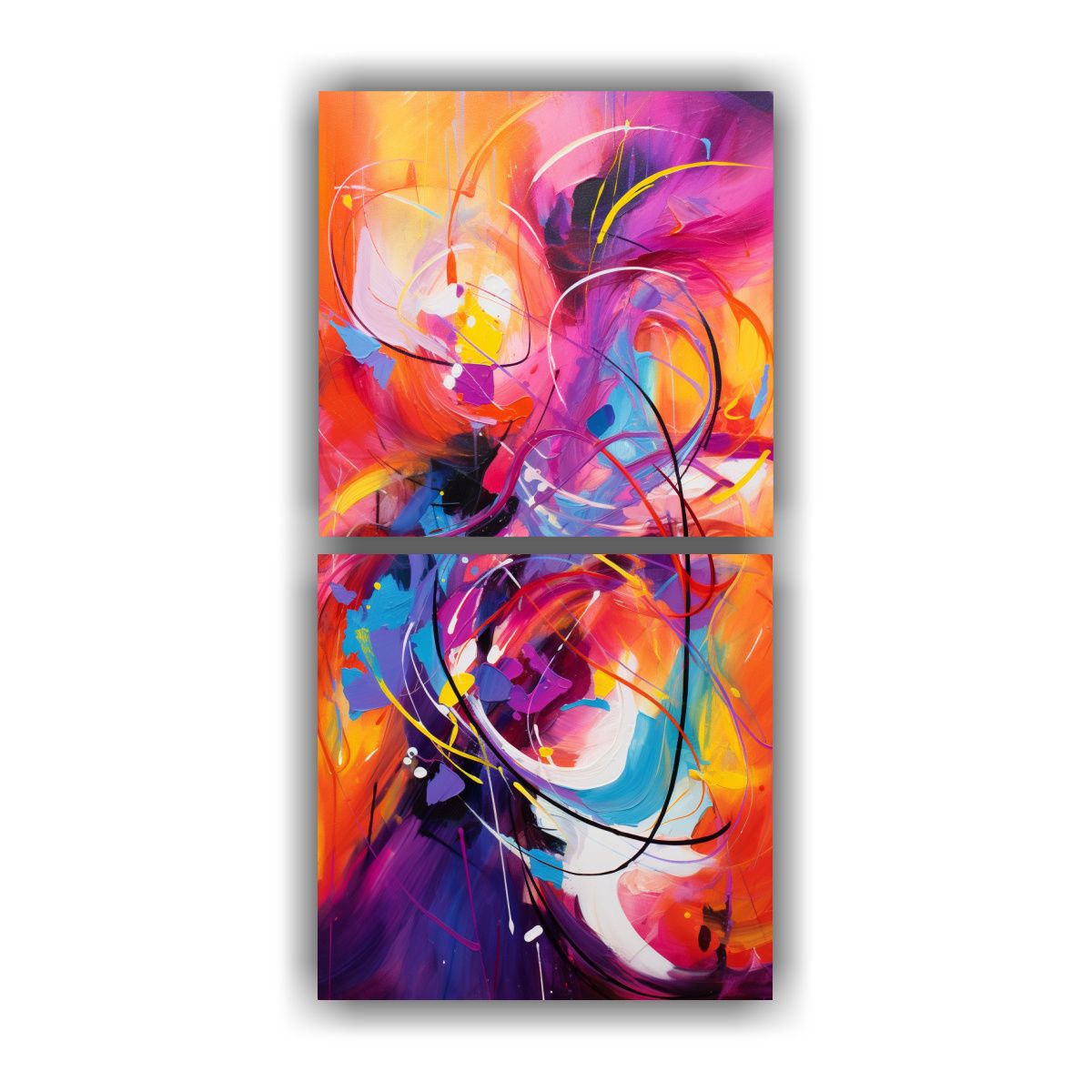 GENERICO - Cuadros Urbanos Inspiración Festivales De 30x60 Cm