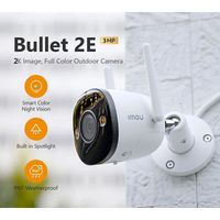Cámara De Seguridad Bullet 2e 3mp Color Blanco