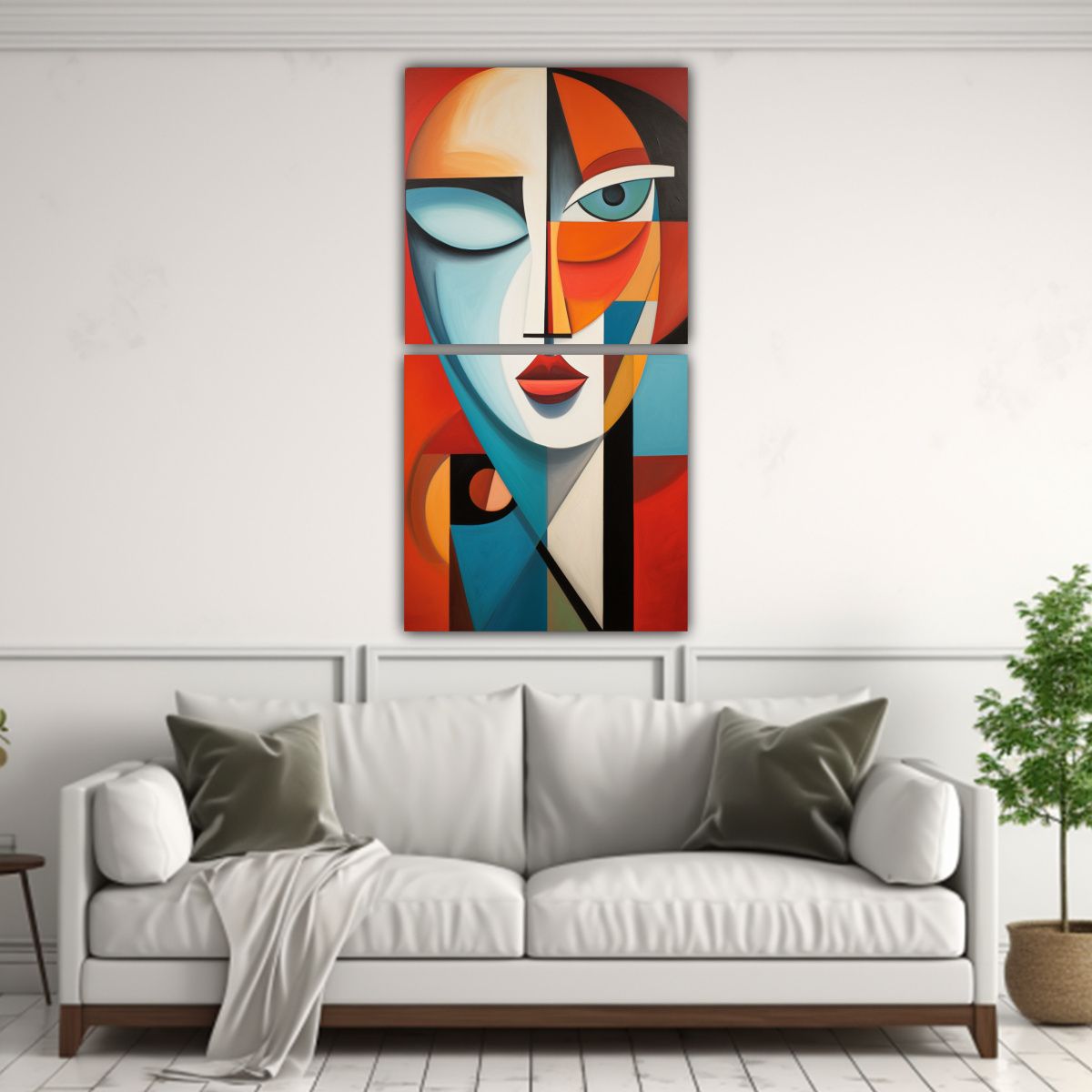 GENERICO - Pinturas Decorativas Abstractas Inspiradas En El 50x100 Cm