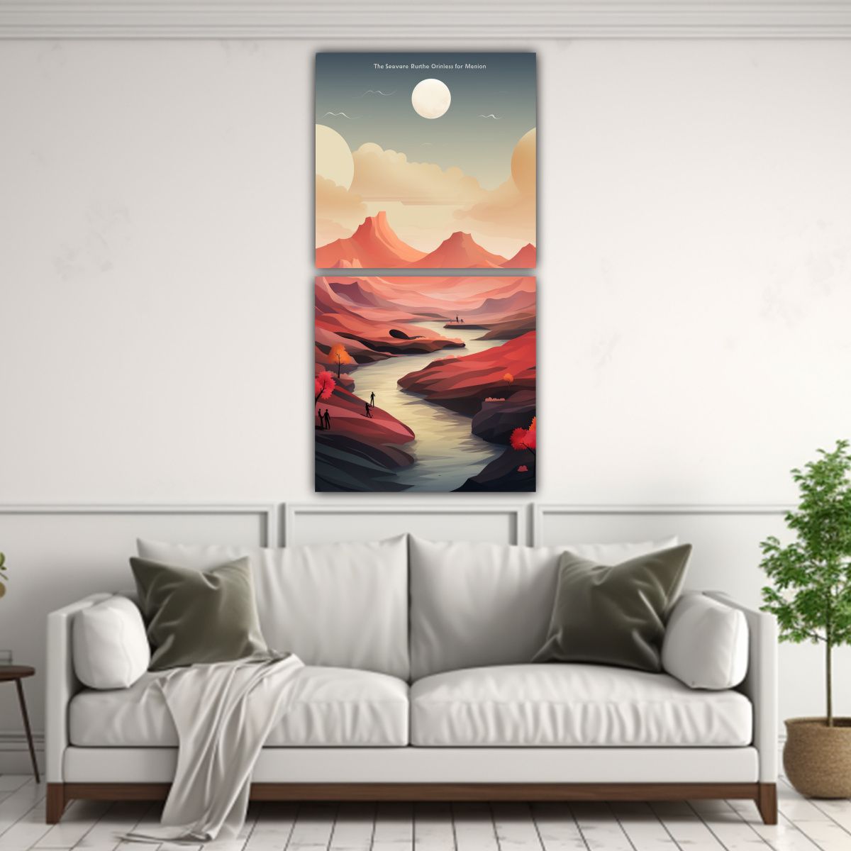 GENERICO - Pinturas Decorativas De Tela Con Diseño Alegre 60x120 Cm