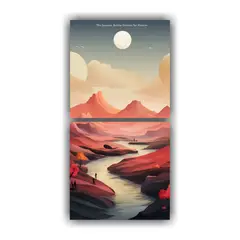 GENERICO - Pinturas Decorativas De Tela Con Diseño Alegre 40x80 Cm