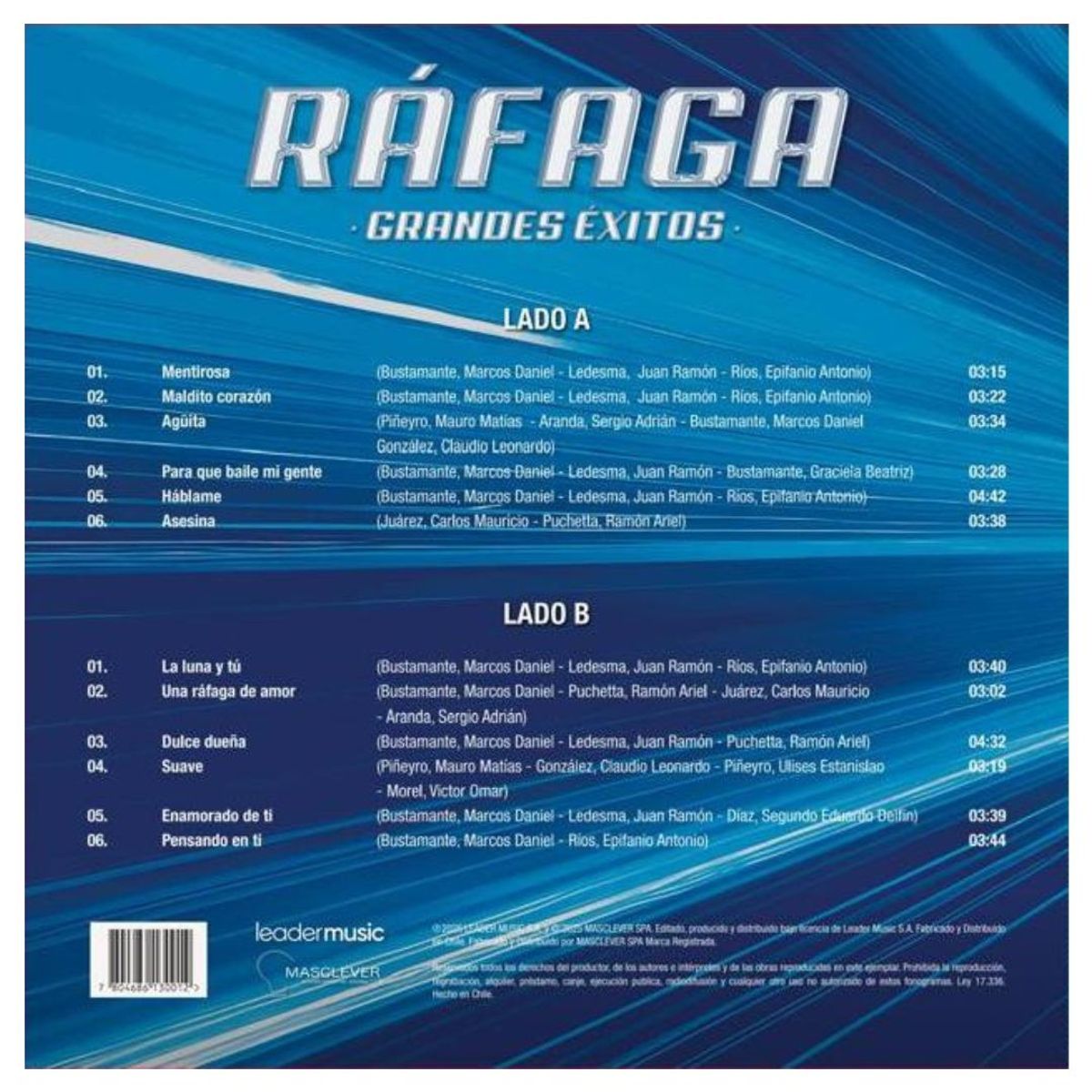 GENERICO - RAFAGA - GRANDES EXITOS / VINILO