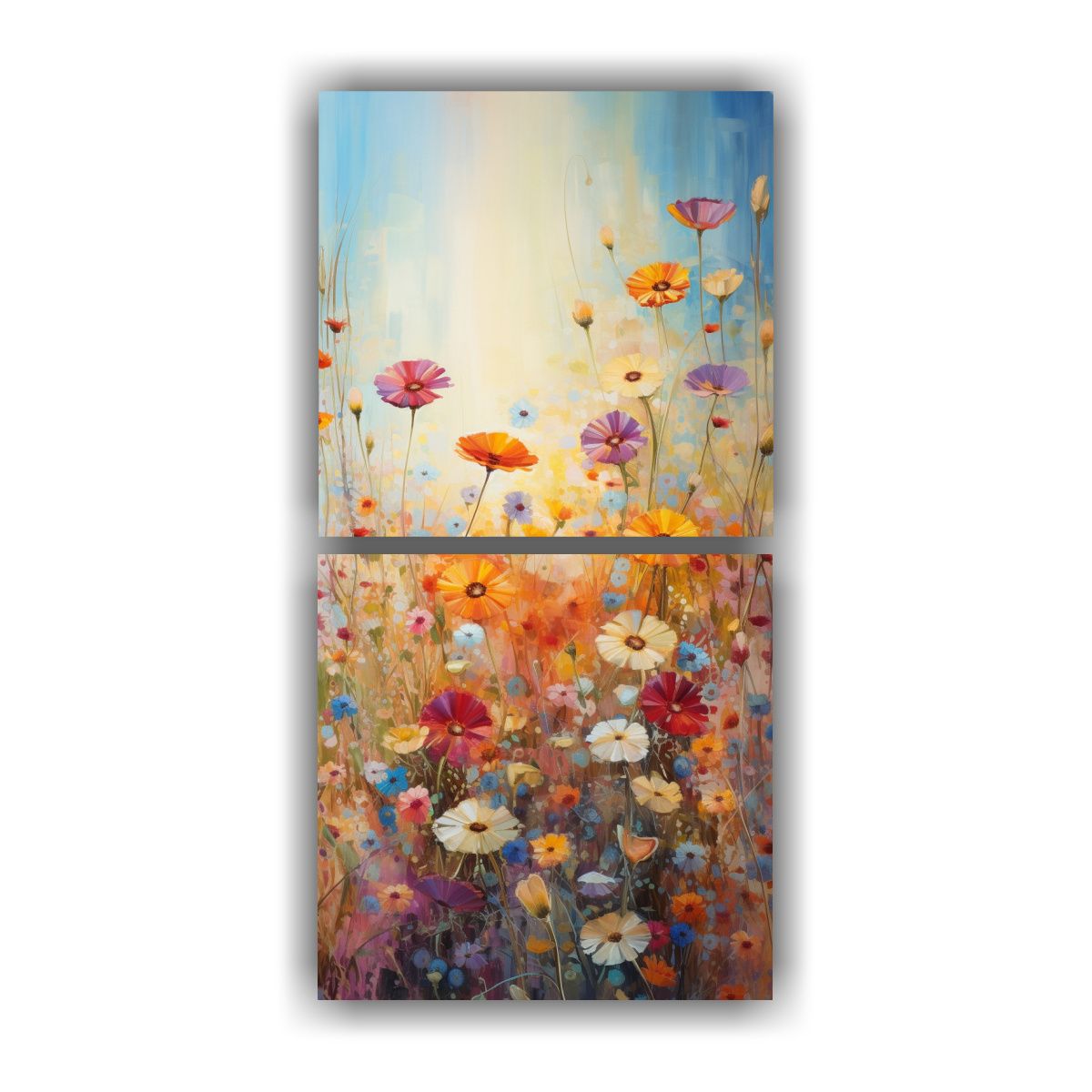 GENERICO - Pinturas Decorativas Abstractas De Pradera Soleada 30x60 Cm