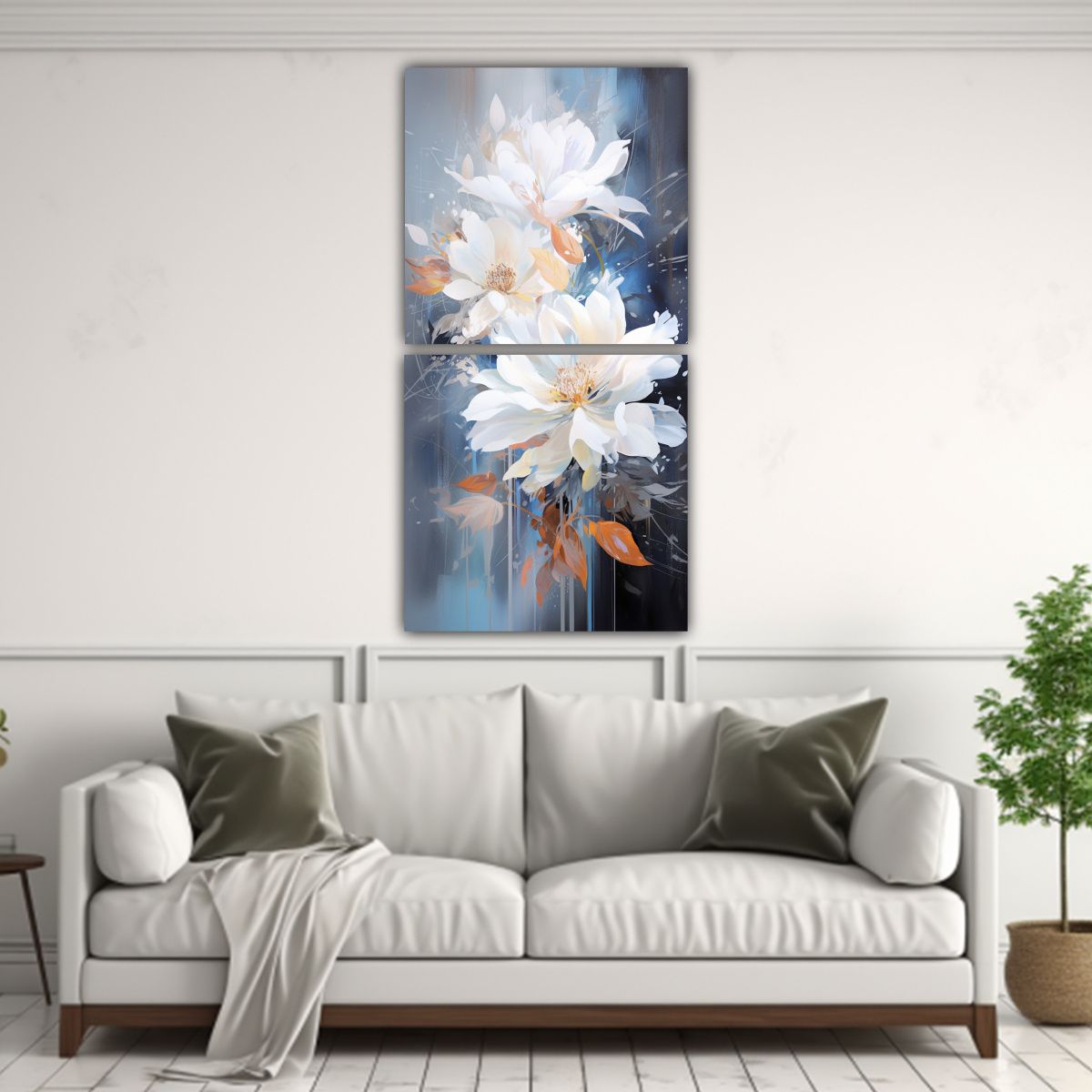 GENERICO - Cuadros Decorativos Estilo Neonoir En Lienzo Set 40x80 Cm