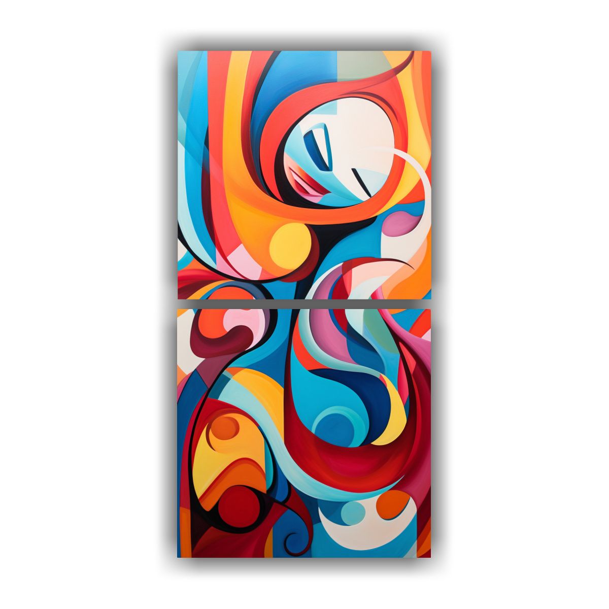 GENERICO - Artes De Pared Moderno Linda Abstracto Y Dinámico 30x60 Cm