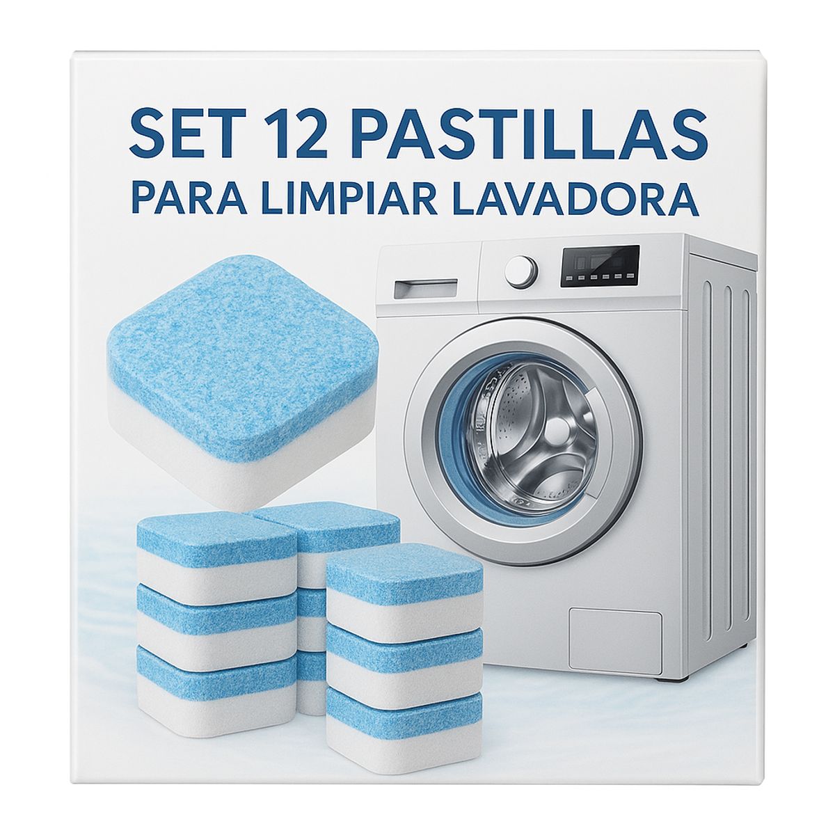 MOVI - SET 12 PASTILLAS PARA LIMPIAR LAVADORA