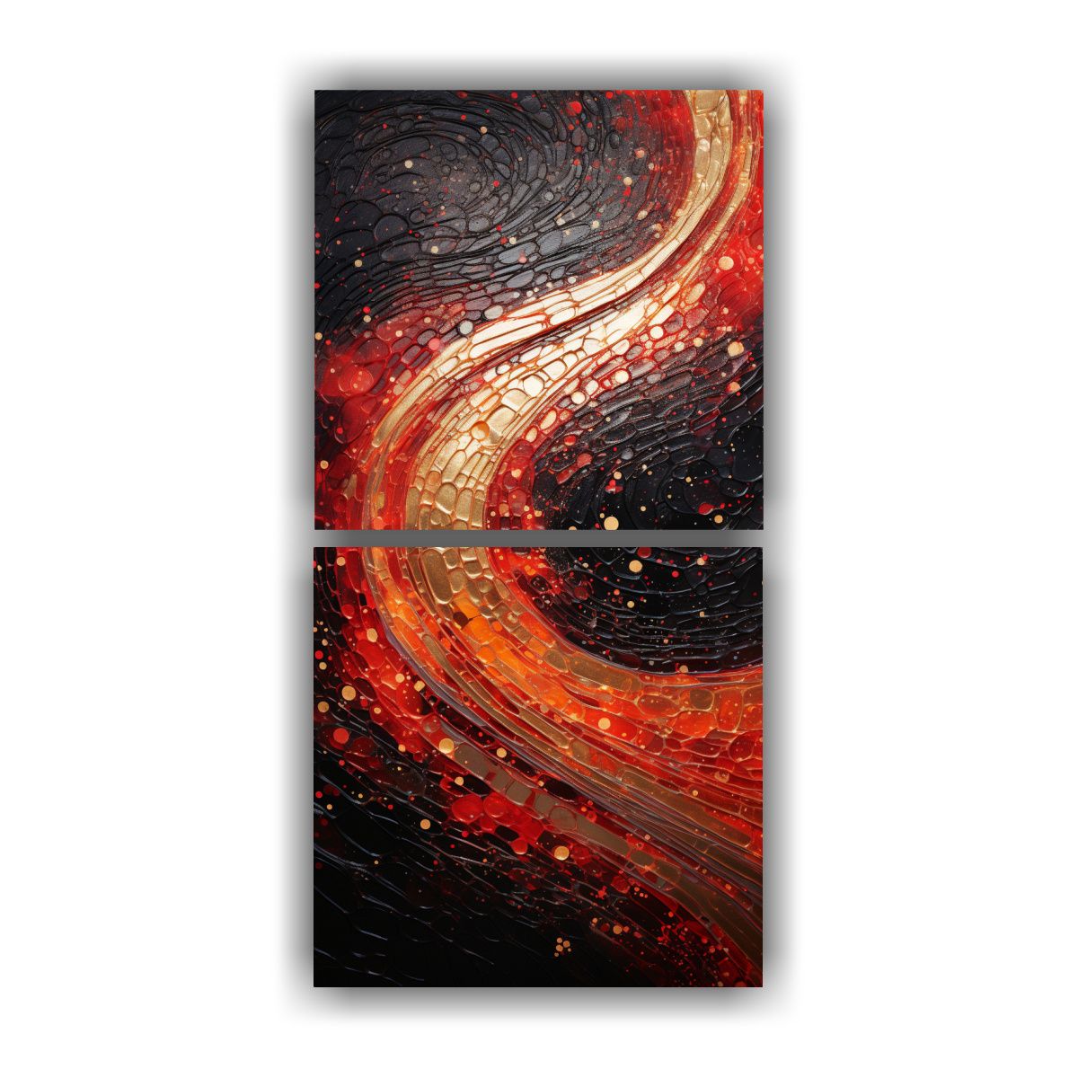GENERICO - Pintura Decorativa En Estilo Puntillismo Luminoso 50x100 Cm