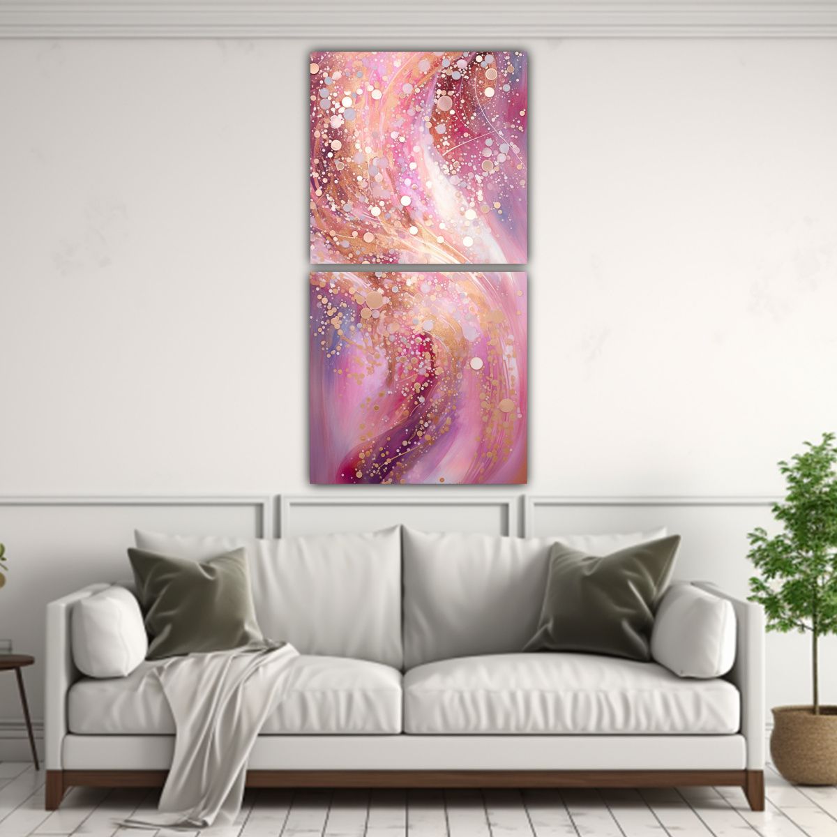 GENERICO - Pintura Decorativa Vanguardia Luminosa Estilo 30x60 Cm