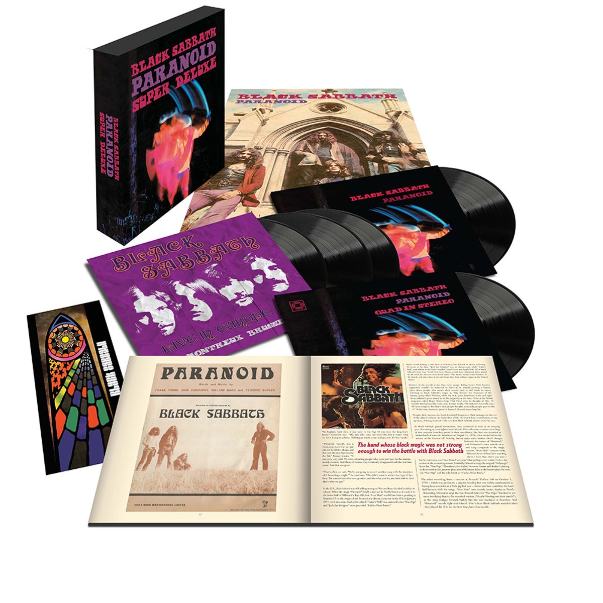 WARNER MUSIC - Black Sabbath -Paranoid Super Deluxe- Box Set de 5 Vinilos