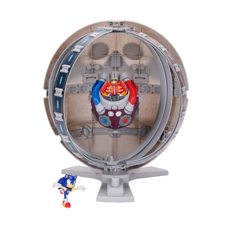 ANSALDO - Playset Sonic Death Egg con figura Running Sonic 5 cm