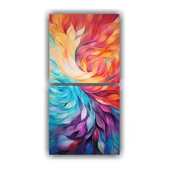 GENERICO - Pinturas Decorativas Elegantes Con Patrones 20x40 Cm