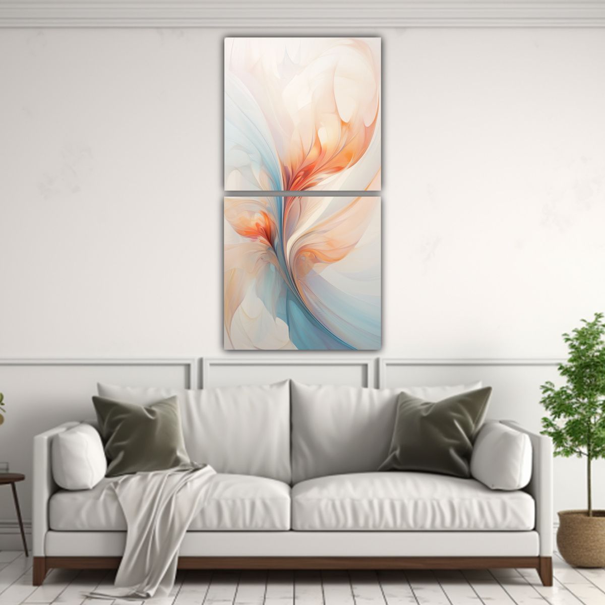 GENERICO - Artes De Pared Vintage Equilibrio Visual 20x40 Cm
