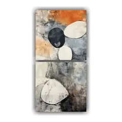 GENERICO - Cuadros Decorativos Textura De Piedra Con Pintura 60x120 Cm