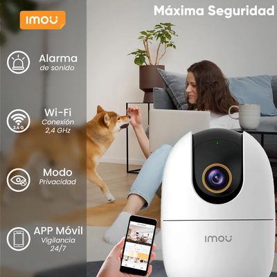 Imagen 2 del producto Cámara Wifi Ranger 2 PT Interior 5MP Audio - Blanco