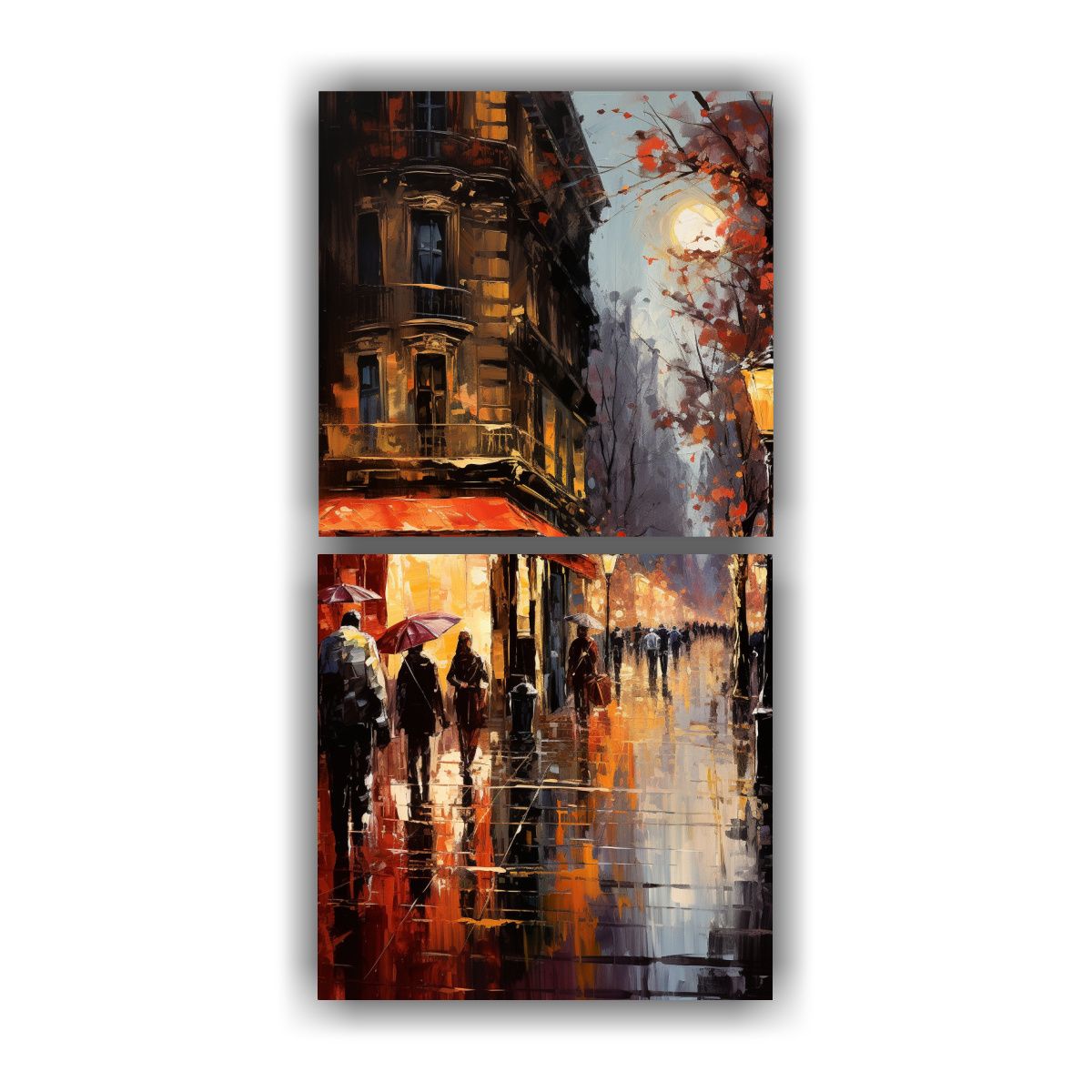 GENERICO - Pinturas Abstractas Que Capturan El Romance En 20x40 Cm