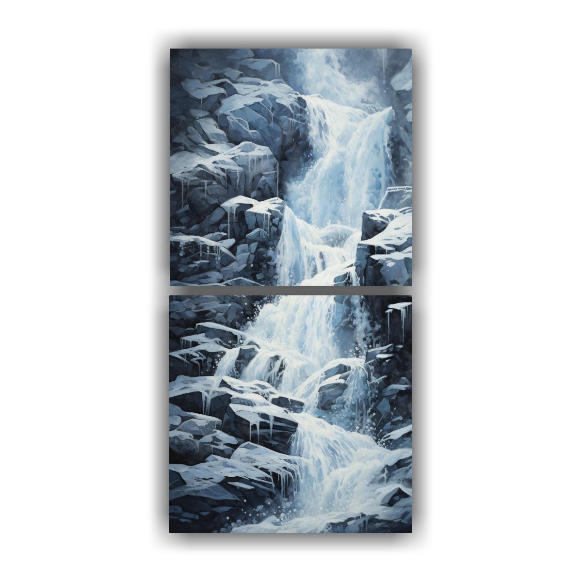 GENERICO - Arte De Tela Simétrica Belleza Abstracta De Una 50x100 Cm