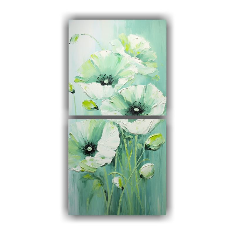 GENERICO - Cuadro Floral Con Protagonismo Espectacular A 50x100 Cm
